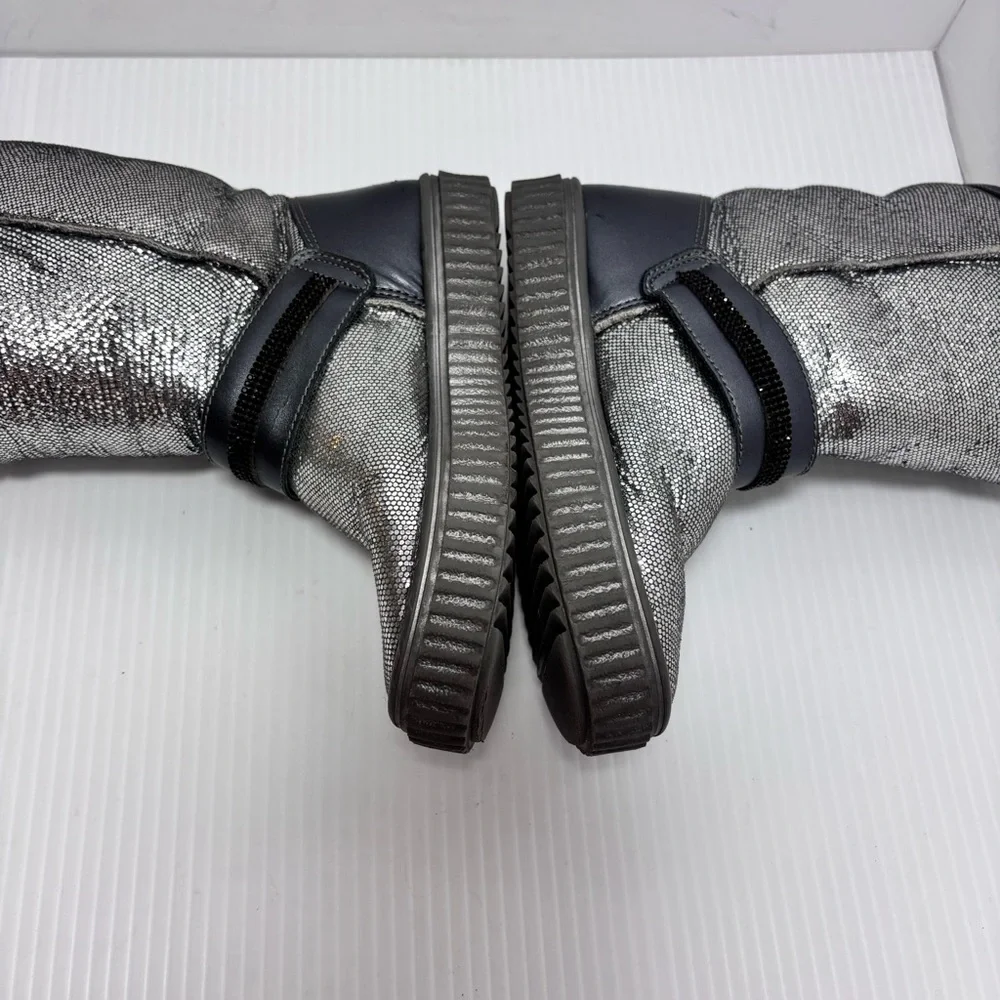 Bartek Gray-Silver Ankle‎ Winter boots girl Size 30